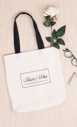 ЭКОсумка "BW бежевая"(