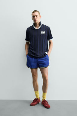 CAMISA POLO FLUIDO RELAXED FIT / Marr?n
