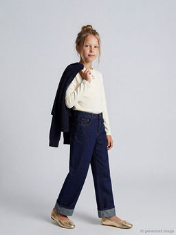 Regular Fit K?z ?ocuk Jean Pantolon