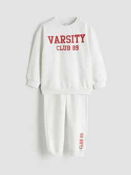 Bisiklet Yaka Erkek ?ocuk Sweatshirt ve E?ofman Alt