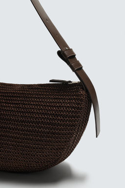 BOLSO DE HOMBRO TRENZADO / Marr?n - Zara фото 3