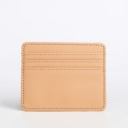 Картхолдер, на 3 карты, отделение для купюр, бежевый