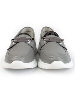 03-ZL-8861-1 DK. GRAY Полуботинки женские (натуральная кожа)