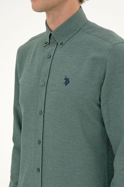 Erkek Koyu Ye_il Uzun Kollu Basic G_mlek Sepette S_rpriz _ndirim - U.s. polo assn фото 7
