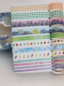 Набор декоративного скотча 20 шт. "Van Gogh" (1/1,5/2/3 см * 2 м)