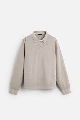 TEXTURED PIQUE POLO SHIRT - Zara фото 14