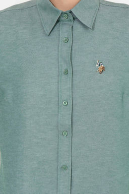 Kad_n Koyu Ye_il Uzun Kollu Basic G_mlek