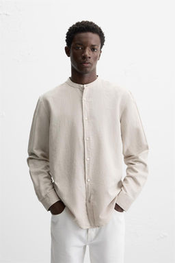 COTTON - LINEN SHIRT - Zara фото 25