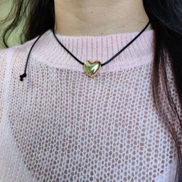 Подвеска Сердце на шнурке