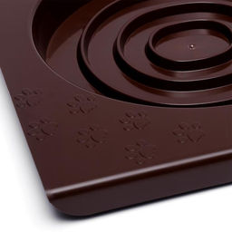 Туалет для приучения кошек к унитазу 39,2 х 38,7 х 3 см, коричневый - Пижон фото 4