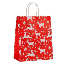 Цена за 12 шт. Пакет подарочный 27х22х11 / NG27 /уп 12/960/Новый год - Галеонтрейд фото 4