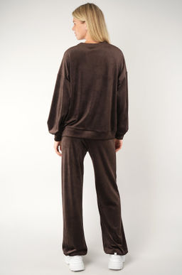 Женский велюровый костюм оверсайз Happyfox