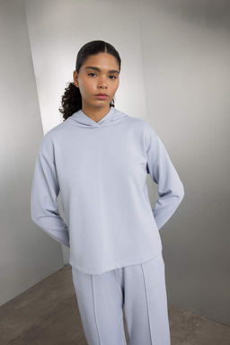 DeFactoFit Спортивная толстовка стандартного кроя с капюшоном для подводного плавания  фото 3