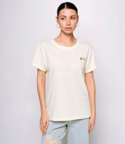 Футболка #КТ9101 (2), жёлтый, белый