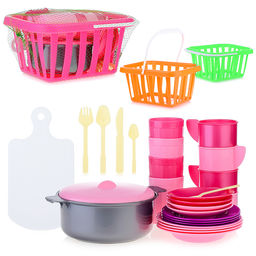 Набор детской посуды "Пикник" 39 предметов