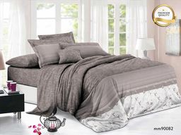 Постельное белье - Полисатин Классика 90082 2-спальный с Евро простыней (молния)