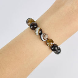 Браслет из кофейного Агата