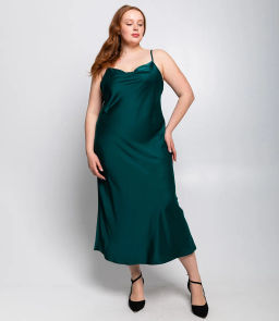 Платье #БШ2419, изумрудный