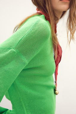 STRAIGHT PLAIN KNIT SWEATER - Zara фото 5