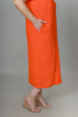 Платье 100% лен