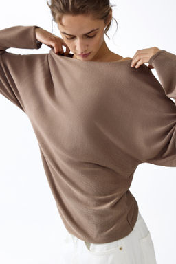 Jersey con escote barco - H&m фото 5