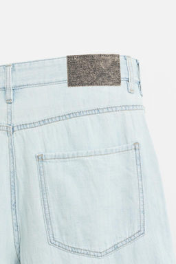 LIGHTWEIGHT LOOSE WIDE-LEG JEANS - Zara фото 9