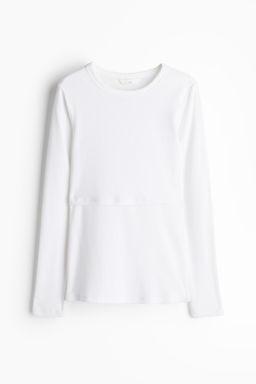 MAMA Camiseta de lactancia en canale - H&m фото 5