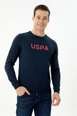 Мужской темно-синий свитер Неожиданная скидка в корзине