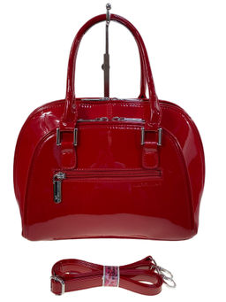 Женская сумка из искусственной кожи, цвет красный - Greta фото 2