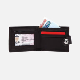 Портмоне на магните, отдел для купюр, для карт, для монет, цвет тёмно-коричневый - Simaland фото 4