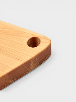 Доска разделочная «Классик», 24×17×1.8/1.6 см, дерево берёза, пропитана маслом, бежевая