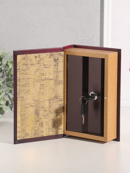 Шкатулка книга - сейф «Сокровища Русской кухни», дерево, искусственная кожа, тиснение, 21×13×5 см