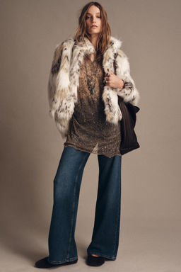 ZW COLLECTION FAUX FUR JACKET