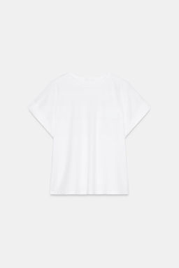 POPLIN POCKET T-SHIRT - Zara фото 8