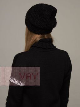 Шапка женская 202-8412. 08 черный