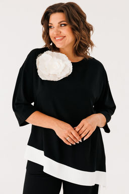 Платье INVITE 4083 черный дизайн - Mira fashion фото 369