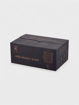 Набор стаканов 6 шт, 260 мл, золотой обод