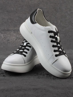 03-YC151-2 WHITE Кроссовки женские (натуральная кожа)