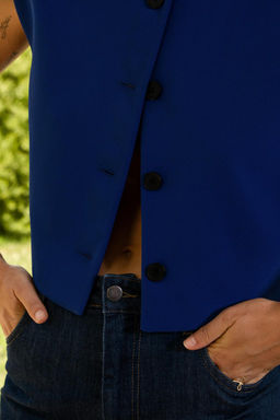 ZW COLLECTION BUTTONED WAISTCOAT TOP - Zara фото 16