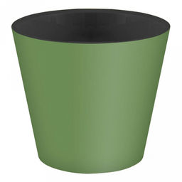 Rosemary Горшок для цветов пластмассовый 1,6л, д16см, h14,5см, с дренажной вставкой, зеленый (Россия)