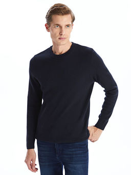 Bisiklet Yaka Erkek Triko Kazak