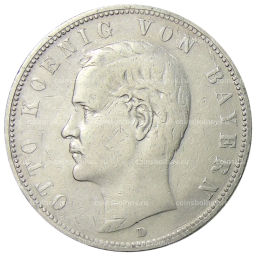 5 марок 1903 года D Германия (Бавария)