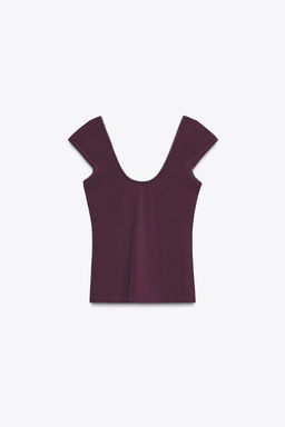 LYOCELL LACE TRIM TOP - Zara фото 7