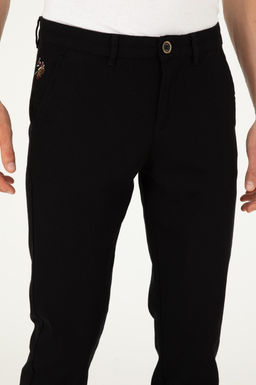 Мужские черные брюки из плотной ткани/чиносы Неожиданная скидка в корзине - U.s. polo assn фото 5