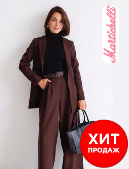 11372 Костюм брючный коричневый - Martichelli фото 2