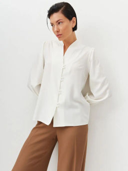 Блуза с вырезом OD-735-6 - Tantino фото 14