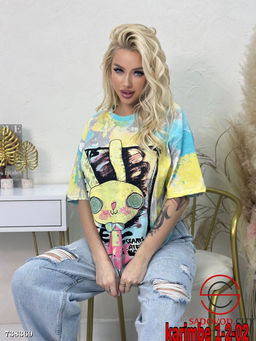 Женская футболка с принтом