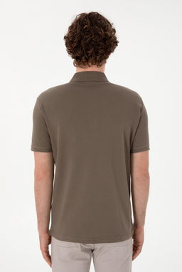 Erkek Slim Fit Polo Yaka Vizon Basic Ti__rt Sepette S_rpriz _ndirim - U.s. polo assn фото 5