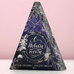 Соль для ванны «С Новым Годом!», 150 г, аромат сладкого миндаля, Чистое счастье