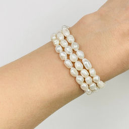 Бусины для украшений из белого Жемчуга 35 см